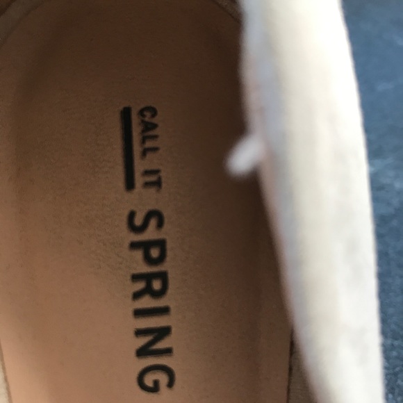 Call it Spring tan peep toe high heels size 7.5 - Picture 7 of 8